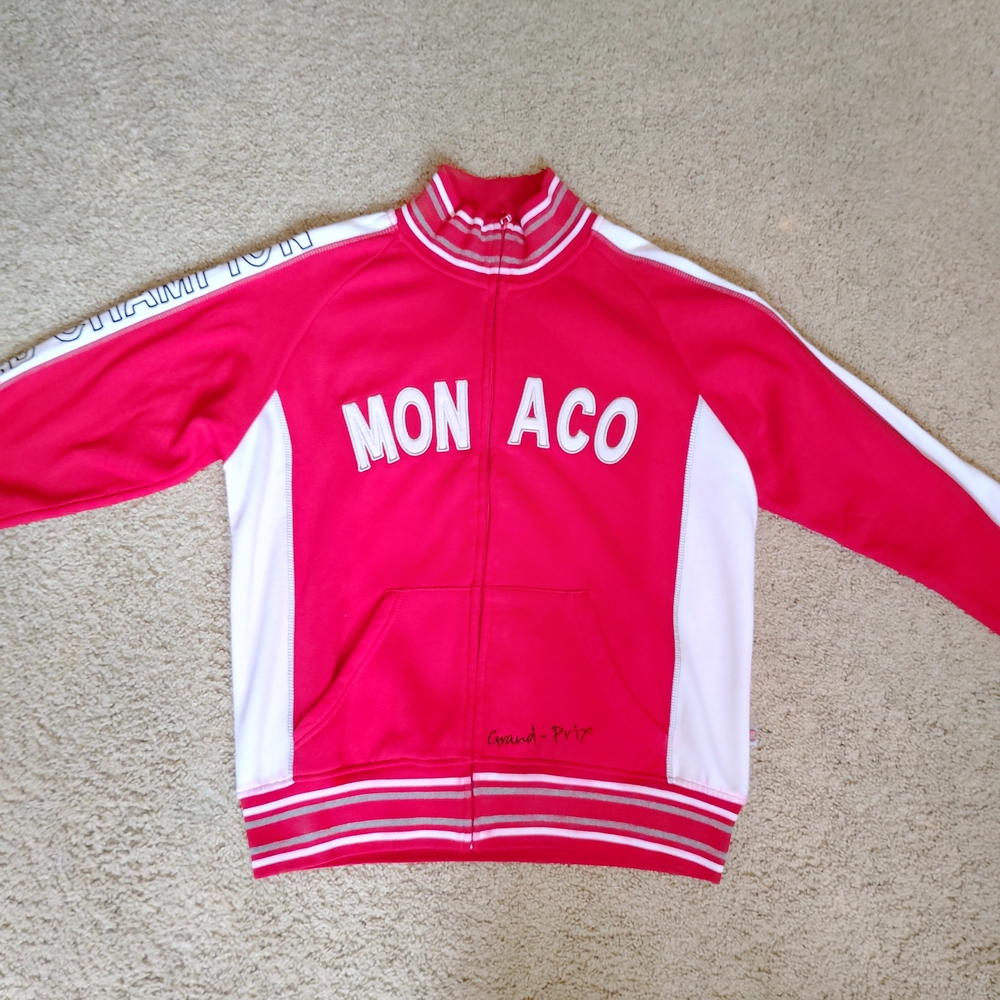 Monaco Red and White Sweatshirt